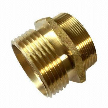 Precision CNC machining turning brass connector parts