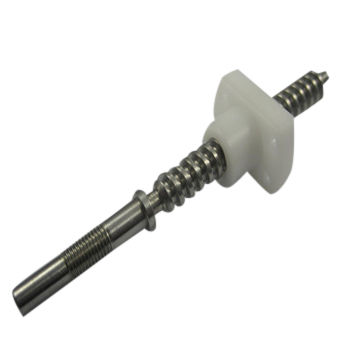 Trapezoidal screw, custom metal parts, used for medical instruments, ISO9001;2008 certificate