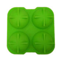 Ball shape ice cube tray in 4 or 6 cavities